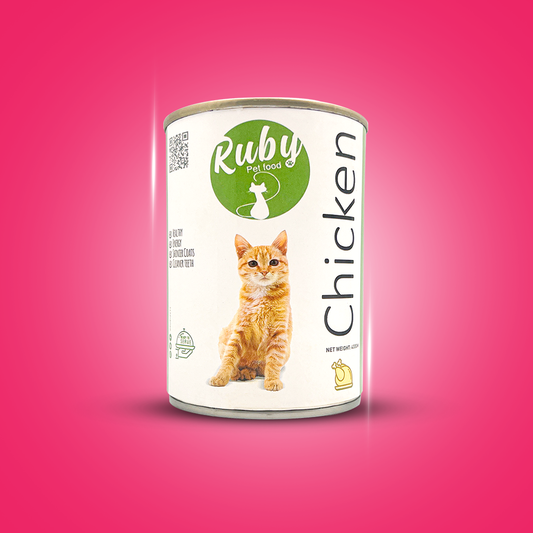 RUBY PET FOOD CHICKEN(CATS) 400 GM