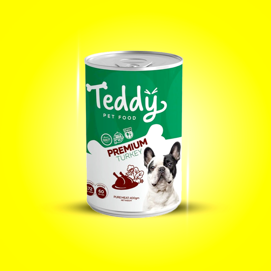 TEDDY WET FOOD PREMIUM TURKEY 400GM